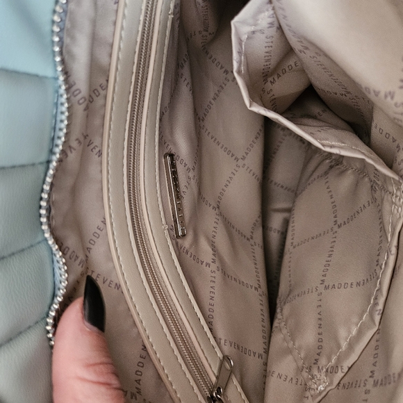 NWT Steve Madden Convertible Shoulder/Crossbody Bag Mint - Picture 7 of 9